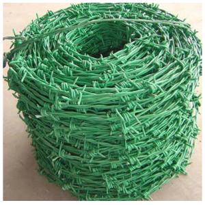 Pvc Coated Barbed Wire Iron Fence Polyvinyl Chloride Coated Barbed Wire Pvc Fence