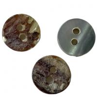 China Sewing And DIY Material Natural Shell Buttons 16L Two Holes ODM on sale