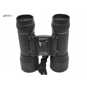 China Black Bird Watching Binoculars / 10x Folding Pocket Binoculars For Hunting supplier