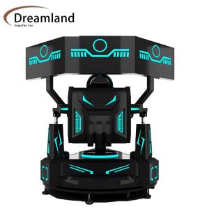 China 3DOF Rotating Car Racing Game Machine 150W With 32*3 Inch Screen Display wholesale