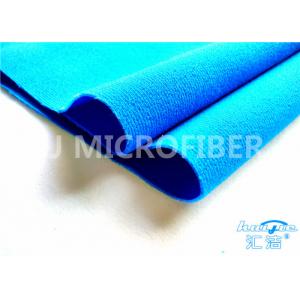 China Blue Polyester Flexible  Loop Fabric For Clothing And Bag Adhering supplier