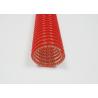 4 Inch Spiral Reinforced Flexible PVC Heavy Duty Pipe Hose For Sand Blast