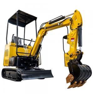 Rubber Track 1.5 Ton Mini Excavator With CE Certificate Low Fuel Consumption
