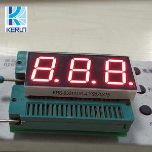 China 0.8inch 7 Segment 3 Digit Led Display Module For Car USB MP3 Player supplier