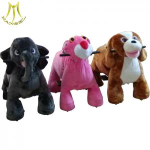 China Hansel battery operated toys children ride on plush animal ride for sale supplier