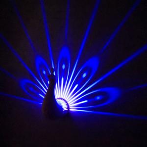 China Novelty gifts product Peacock projection lamp, funny and attractive  peacock projector lamp supplier