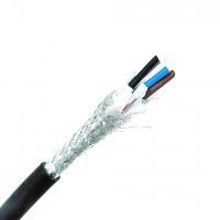 China Tinned Copper Stranded Shield AEB Cable UL2919 1P × 24AWG ( 7 / 0.20 T ) 30V PVC Jacket Insulation on sale