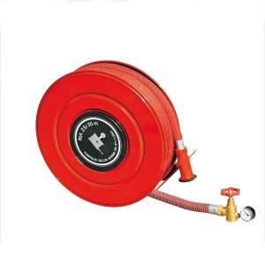 China 30m Synthetic Rubber Manual Fire Hose Reel fire fighting equipments supplier