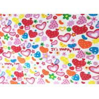 China Custom Printed 100 Organic Cotton Baby Blanket Flannel Fabric For Bed Sheet on sale
