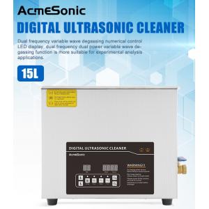 China 15L Ultrasonic Washing Machine Cleaner Dual Frequency For Bicycle Chain Clean supplier
