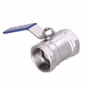 China 1PC Bsp Threaded Stainless Steel Ball Valve for Floating CE/SGS/ISO9001 Certified supplier