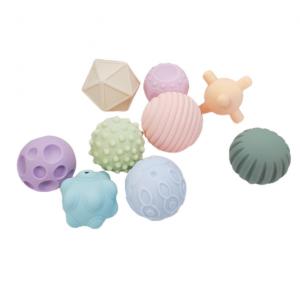 China Soft Textured Multi Silicone Sensory Ball Toys Montessori Toys for Babies supplier