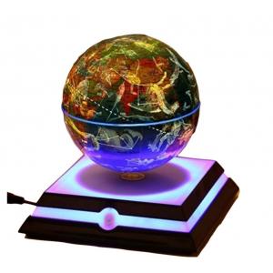 China Magnetic levitation floating  constellation globe world map 6inch supplier