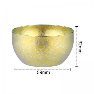 China Double Wall Titanium Tea Cup With Heat Insulation High Strength 32mm X 59mm supplier