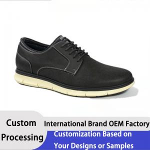 China Luxury British Style Men Dress Shoes Oxford Genuine Leather Slip-On Shoes Office Shoes supplier