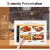 China desktop 10.1inch L shape android tablet pc wifi NFC touch screen quad core smart office self-service kiosk business use wholesale