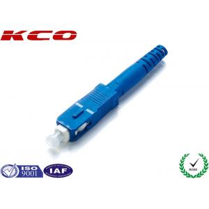 China FTTH SC Optical Fibre Connectors / Small Form Factor Fiber SC Connector supplier