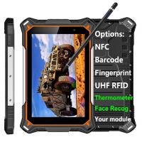 China Octa Core Android Rugged Tablet Pc 8 Inch Large Battery 4G LTE NFC IP68 Mini Computer on sale