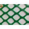 Heavy Duty Plastic Construction Netting Green Color 40 Mm * 40 Mm Hole Size