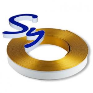 Acrylic Channel Letters Aluminium Trim Cap With PC And Foam Strip
