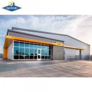 WSF Customized Prefabricated Steel Building With Color Steel Sheet Roof Gutter