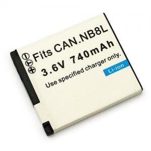 1050mah 3.7V li-polymer battery for CANON NB-8L