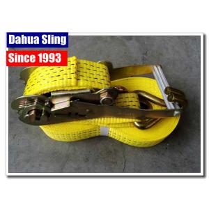 China Wire Hooks 50mm Ratchet Tie Down Straps With Heavy Working Load Rainproof wholesale