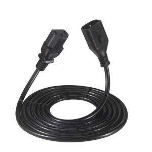 OEM 1.5M Computer AC Electric Power Cord IEC C14 Plug To IEC C13 Female Connectors