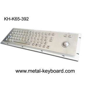 China Анти- - въедливая клавиатура trackball киоска доступа, клавиатура металла с trackball 38MM supplier