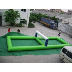 Customized Inflatable Sport Field Beach Inflatable Volleyball Field Kids Tennis Inflatable Water Volleyball Court