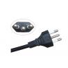 10a 250v Computer Monitor Power Cord , 3 Pin Ac Power Cord Customized