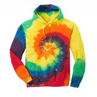 China Acid Wash Mens Oversized Pullover Hoodie Custom 100% Cotton Terry Tie Dye on sale