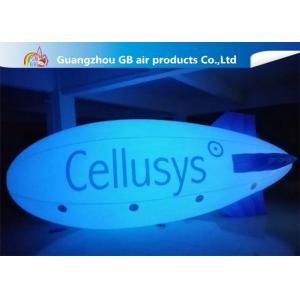 Safe And Environment Inflatable Helium Airplane , Inflatable Zeppelin Balloon