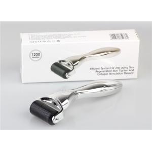 China Stainless Steel 1200 Micro Derma Roller With Interchangeable Head For Acne Scar Freckle supplier