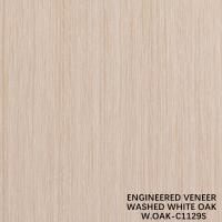 China Man-Made Washed Oak Wood Veneer 0.15-0.55 Mm Thickness Customized For Hotel And Home Decoration China Makes on sale