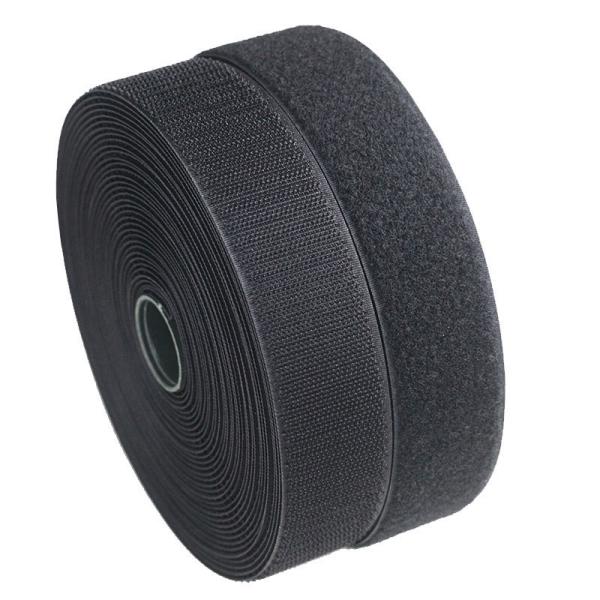 High Quality Self Adhesive Tape White Black Hook And Loop Fastener Tape For Clothes