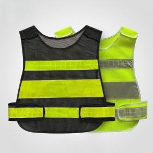 Universal Size Security Safety Vest Green Construction Vest SGS Certificate