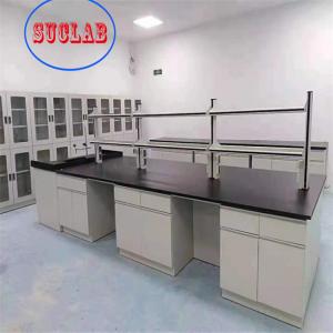 China Wholesale Cheap Price Cold Rolled Steel Structure Floor Mounted  Laboratory Workstation Supplier Hong kong supplier
