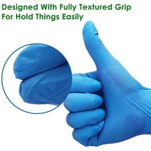 Fully Coated Hot Sale Disposable Blue Heavy Duty Work Examination Industrial Non-Medical Nitrile Gloves