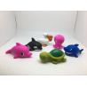 China Kids Sea Animal Rubber Bath Toys Squirting Colorful Eco Friendly ATBC-PVC wholesale