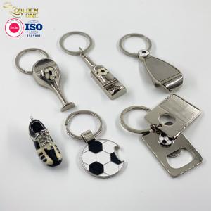 China Bottle Opener Personalized Metal Keychain Mini Boot Soccer Souvenir supplier