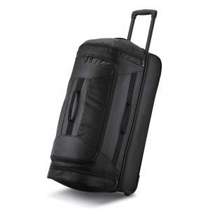 China OEM Durable Wheeled Luggage Bag Polyester Duffel Bag For Traveling supplier