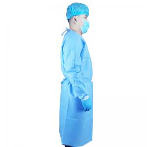 ISO13485 Fluid Repellent Disposable Surgical Gowns S M L XL XXL Comfortable