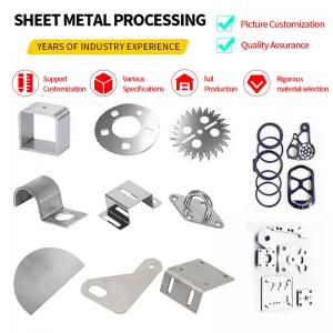 Aluminum Copper Stainless Steel Metal Laser Cutting Service Custom Sheet Metal Fabrication