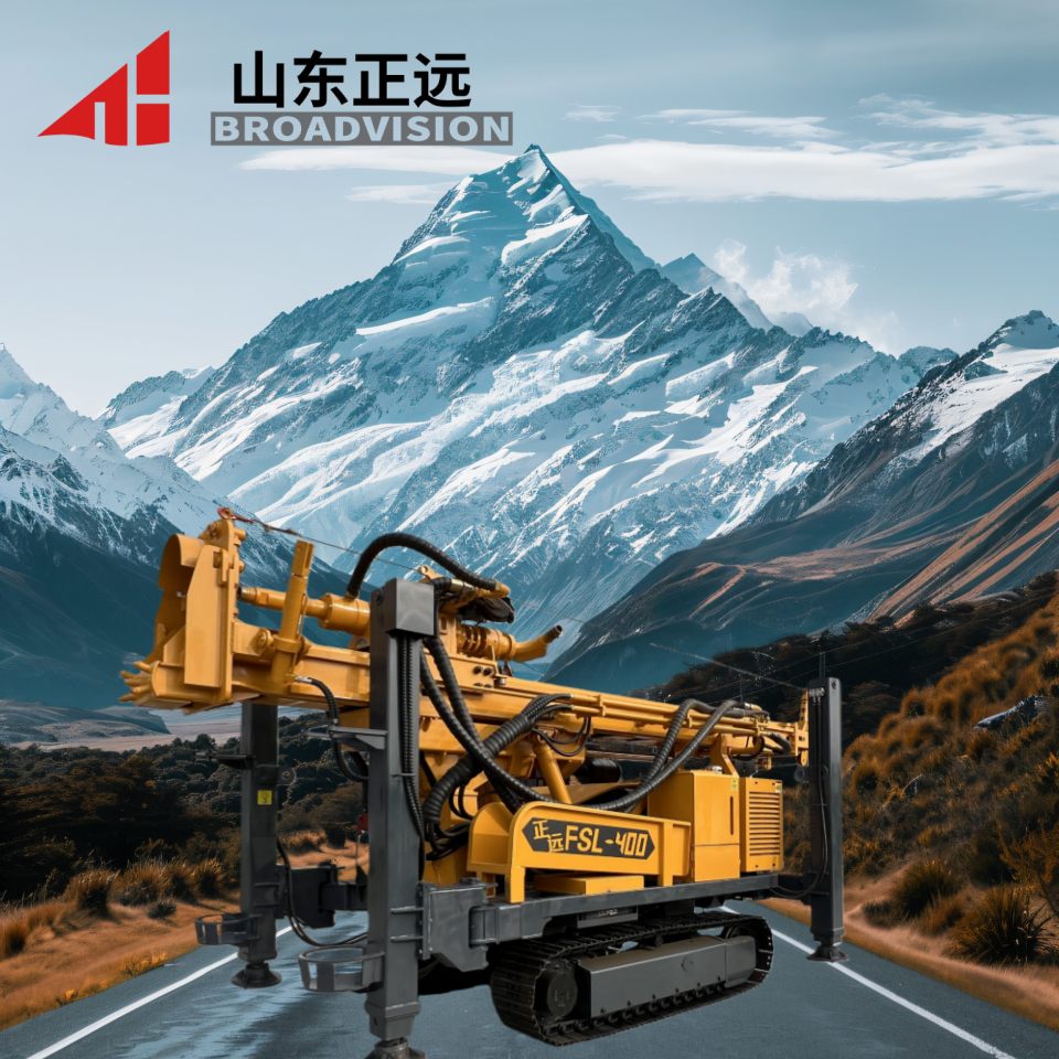 The FSL400 Exploration Drilling Rig Features High Efficiency, Multiple Functions And Low Overall Cost.