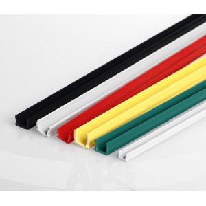 China Aluminum Profile Accessory Aluminium Slot 8 Black Pvc Seal Strip Sliding Rubber Cover supplier