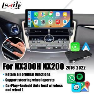 China Lsailt Lexus CarPlay Interface para NX NX200T, NX300h 2016-2022 com sistema Linux, relação do espelho supplier