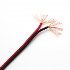 Flat Shielded Speaker Cable 2 Cores Copper Wire PVC Insulated Non - Sheathed RVB Electrical Wire