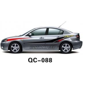 China Custom UV offset printing Car Body Sticker QC-088E / Car Decoration supplier