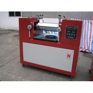 China Laboratory Scale 2 Roll Mill Equipment PE PP PVC EVA ABS Silicone Rubber Machine supplier